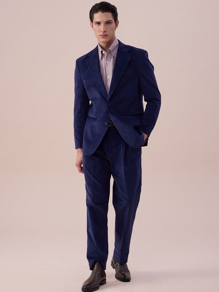 Luni Corduroy Single-Breasted Suit