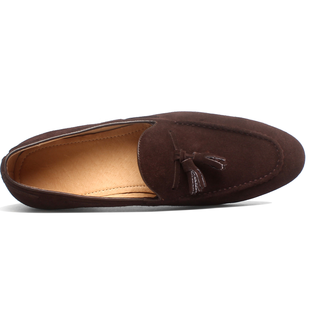 Men's Bologna Suede Tassel Loafer