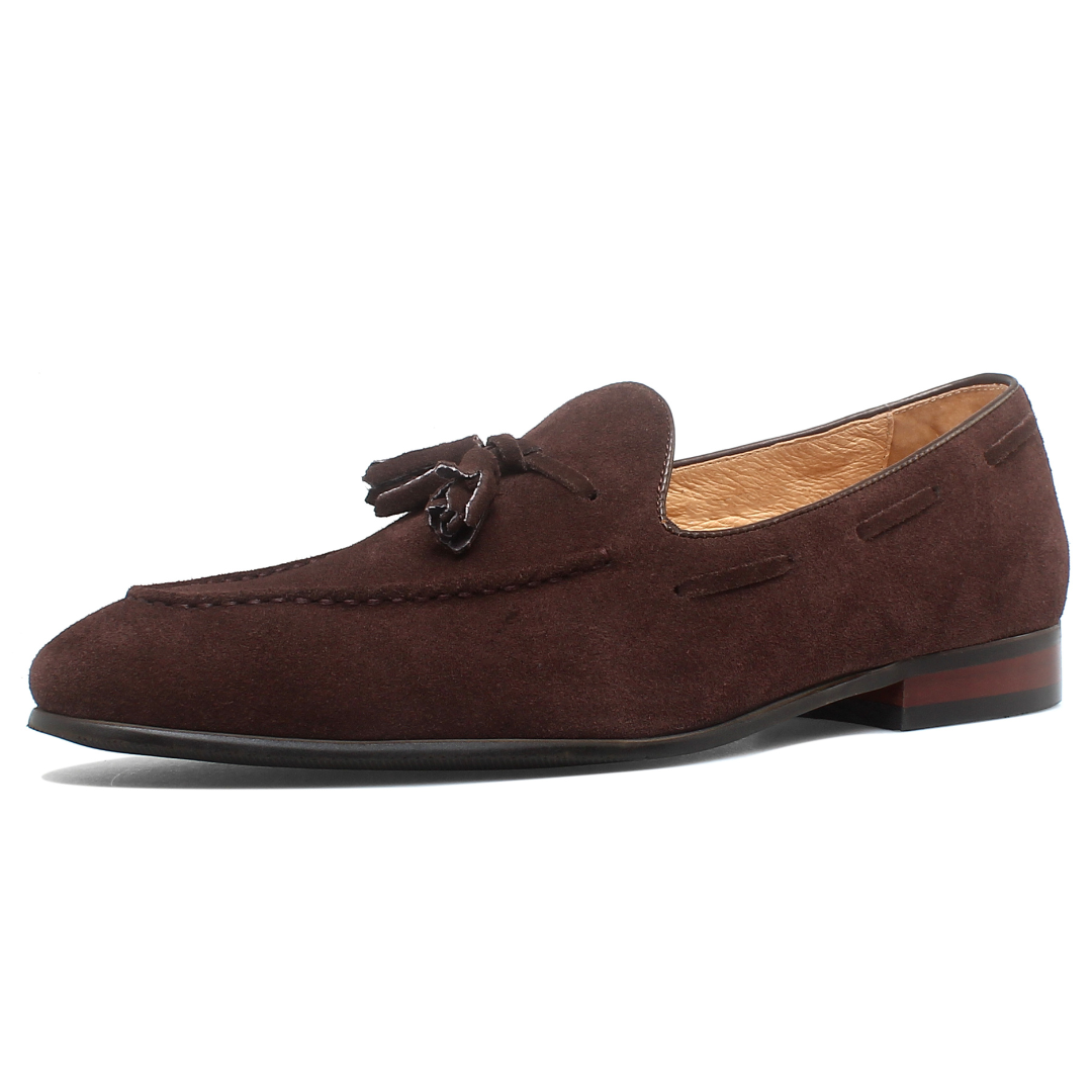 Men's Bologna Suede Tassel Loafer