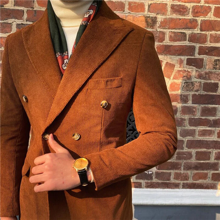 Looped Velvet Wrap Blazer LS019