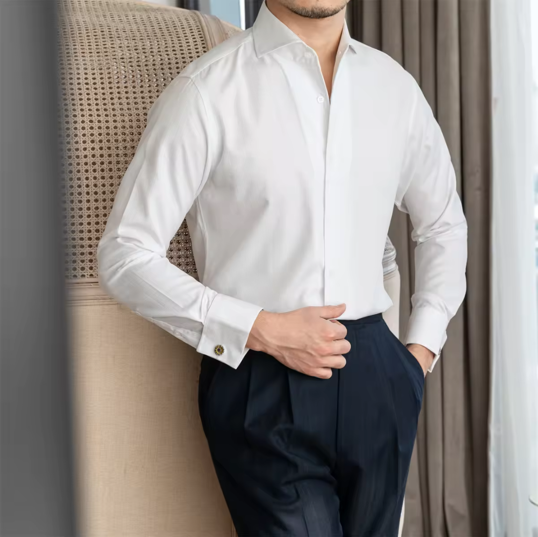 French Cuff Shirt with Cufflinks