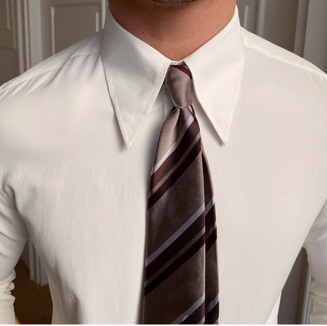 Men's Dress Shirt Looped LS020