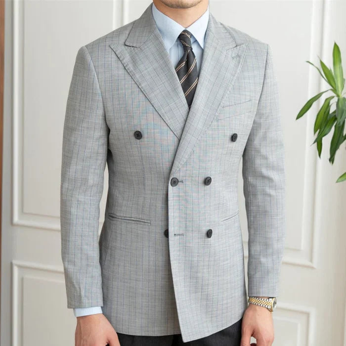 Double Breasted Blazer Looped LS033