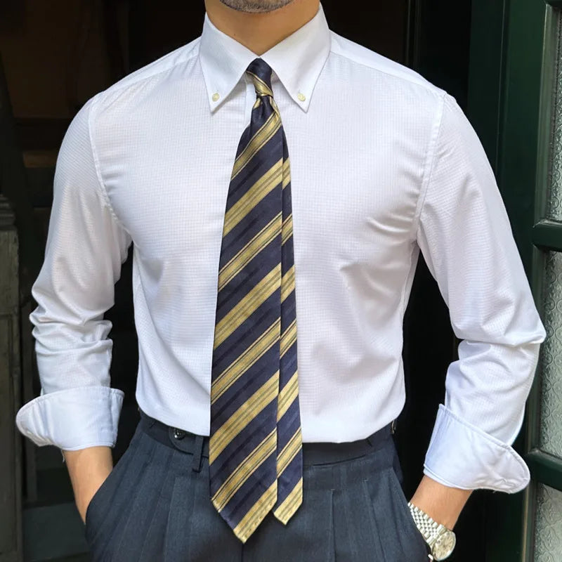 Men's Dress Shirt Looped LS042