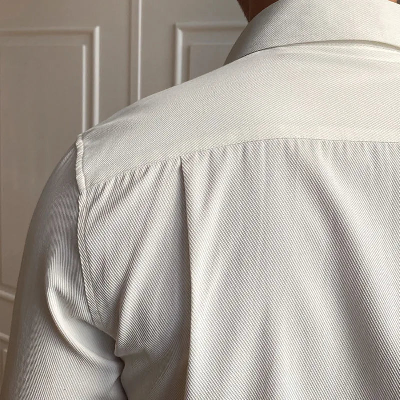 Men's Dress Shirt Looped LS020