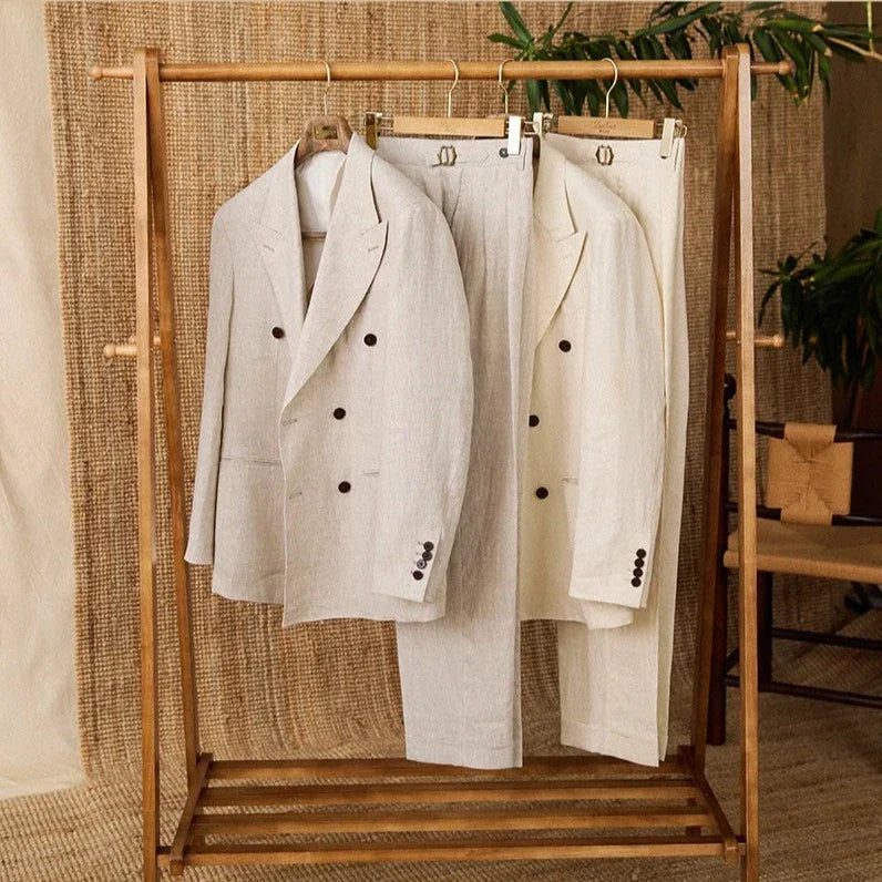 Veyron Linen Overlap Suit
